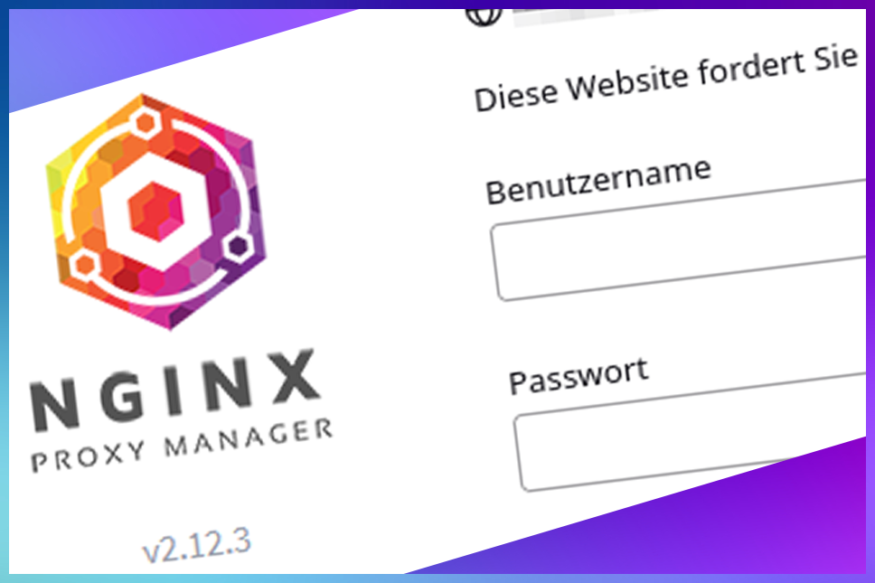 NGINX Reverse Proxy – Proxy-Hosts mit Passwort schützen